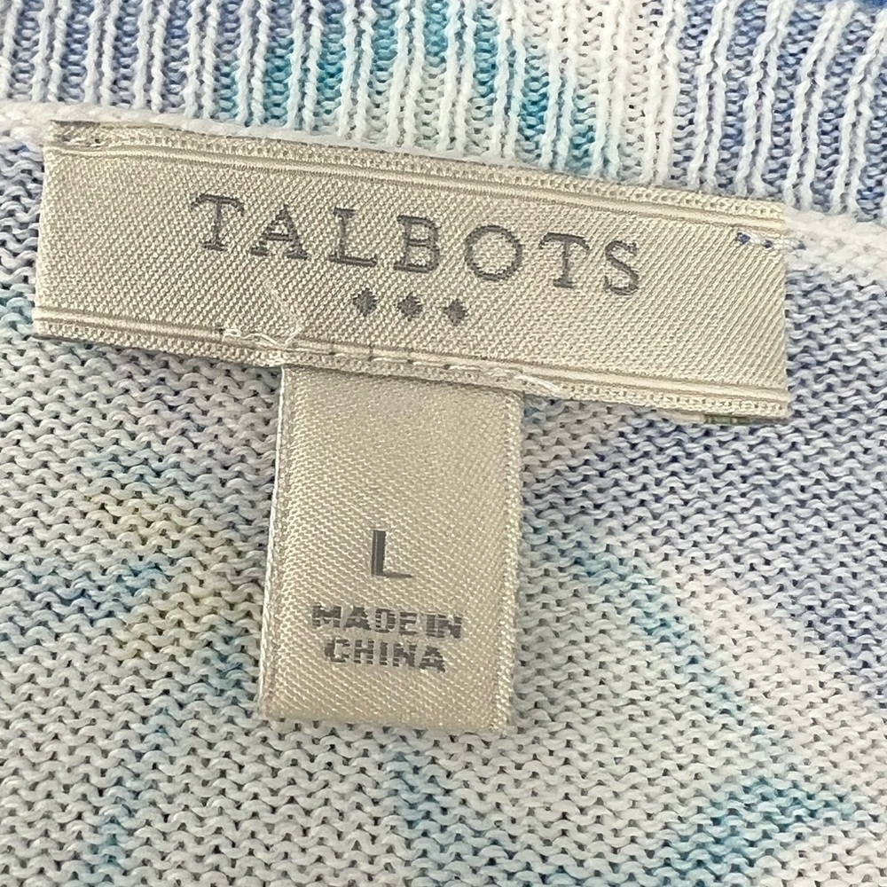 Talbots Lightweight Crewneck Pullover Cotton Swea… - image 7